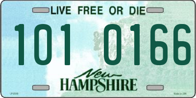 NH license plate 1010166