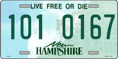 NH license plate 1010167