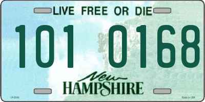 NH license plate 1010168