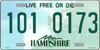 NH license plate 1010173