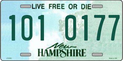 NH license plate 1010177