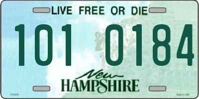NH license plate 1010184