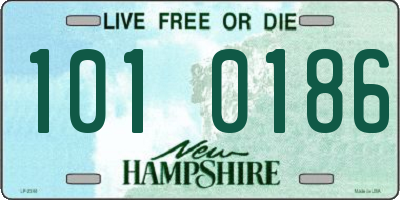 NH license plate 1010186
