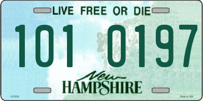 NH license plate 1010197