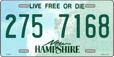 NH license plate 2757168