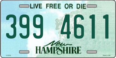 NH license plate 3994611
