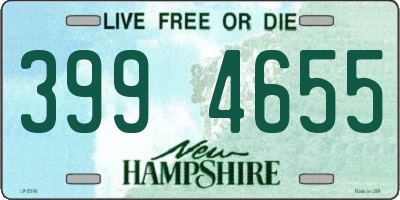 NH license plate 3994655