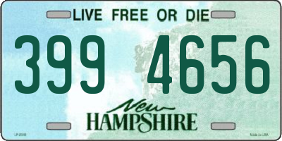 NH license plate 3994656