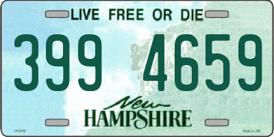 NH license plate 3994659
