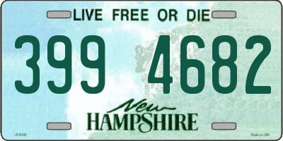 NH license plate 3994682