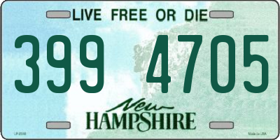 NH license plate 3994705