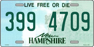 NH license plate 3994709