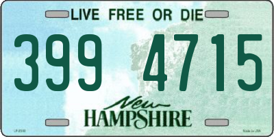 NH license plate 3994715