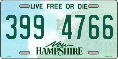 NH license plate 3994766