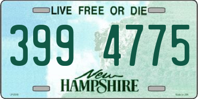 NH license plate 3994775