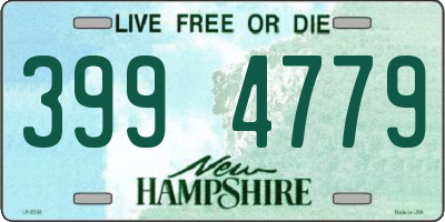 NH license plate 3994779