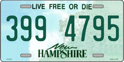 NH license plate 3994795