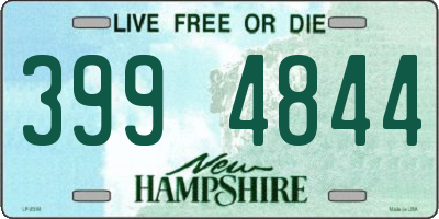 NH license plate 3994844