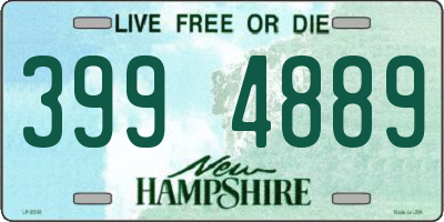 NH license plate 3994889