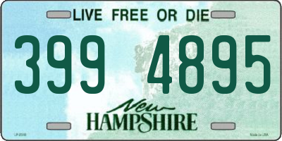 NH license plate 3994895