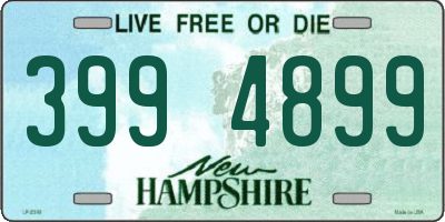 NH license plate 3994899