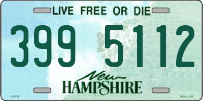 NH license plate 3995112