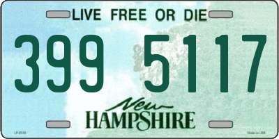NH license plate 3995117