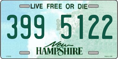 NH license plate 3995122