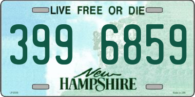 NH license plate 3996859