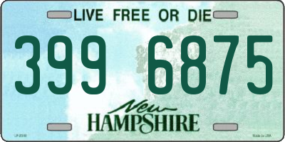NH license plate 3996875
