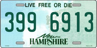 NH license plate 3996913