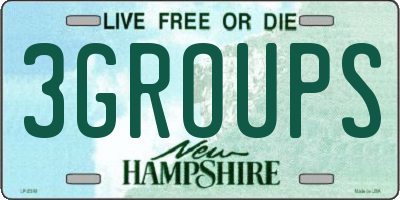 NH license plate 3GROUPS