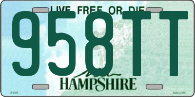 NH license plate 958TT