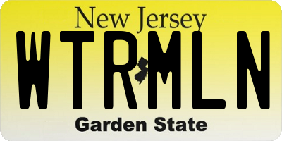 NJ license plate WTRMLN