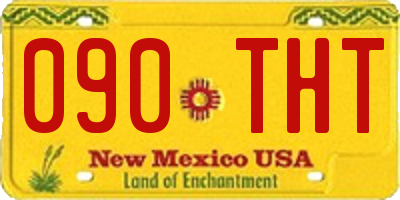 NM license plate 090THT