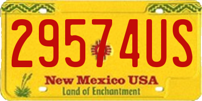 NM license plate 29574US