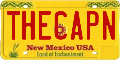 NM license plate THECAPN