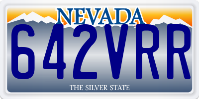 NV license plate 642VRR