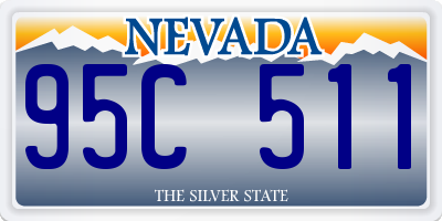 NV license plate 95C511