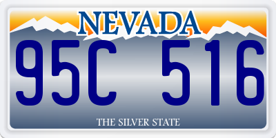 NV license plate 95C516