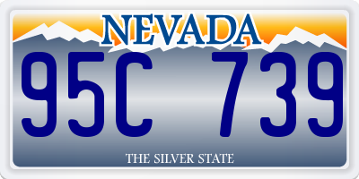 NV license plate 95C739