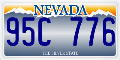NV license plate 95C776