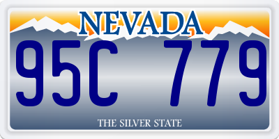 NV license plate 95C779