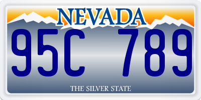 NV license plate 95C789