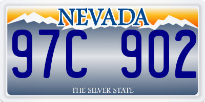NV license plate 97C902