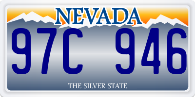 NV license plate 97C946