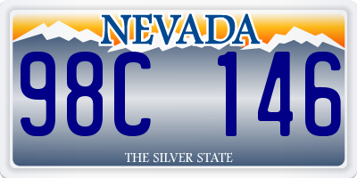 NV license plate 98C146