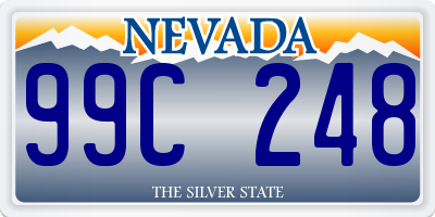 NV license plate 99C248