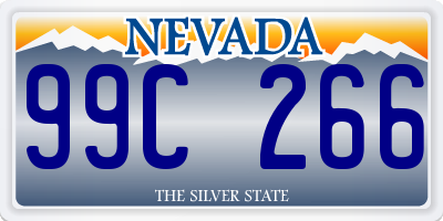 NV license plate 99C266