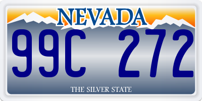 NV license plate 99C272